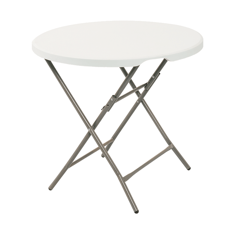 Masă rotundă mică de 80 cm minimalistă